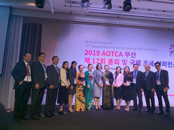 Bà Đồng Ý Nhi - đại diện VTAX tham dự Hội nghị thường niên AOTCA 2019 tại Hàn Quốc 