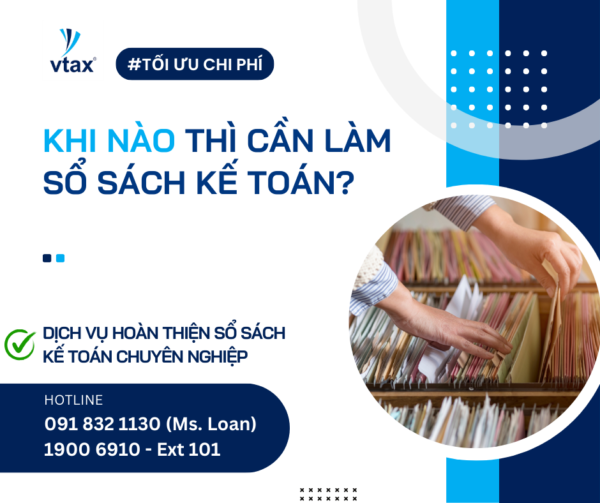 SỔ SÁCH KẾ TOÁN ĐƯỢC LẬP KHI NÀO?